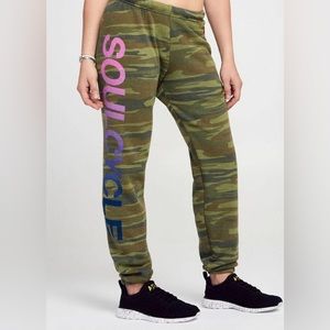 Rare Aviator Nation x Soulcycle Camo Joggers